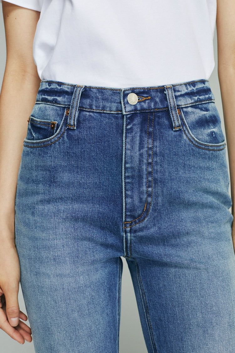 Barbara High Rise Bootcut Jeans HJ004 - JUSTLUXURY