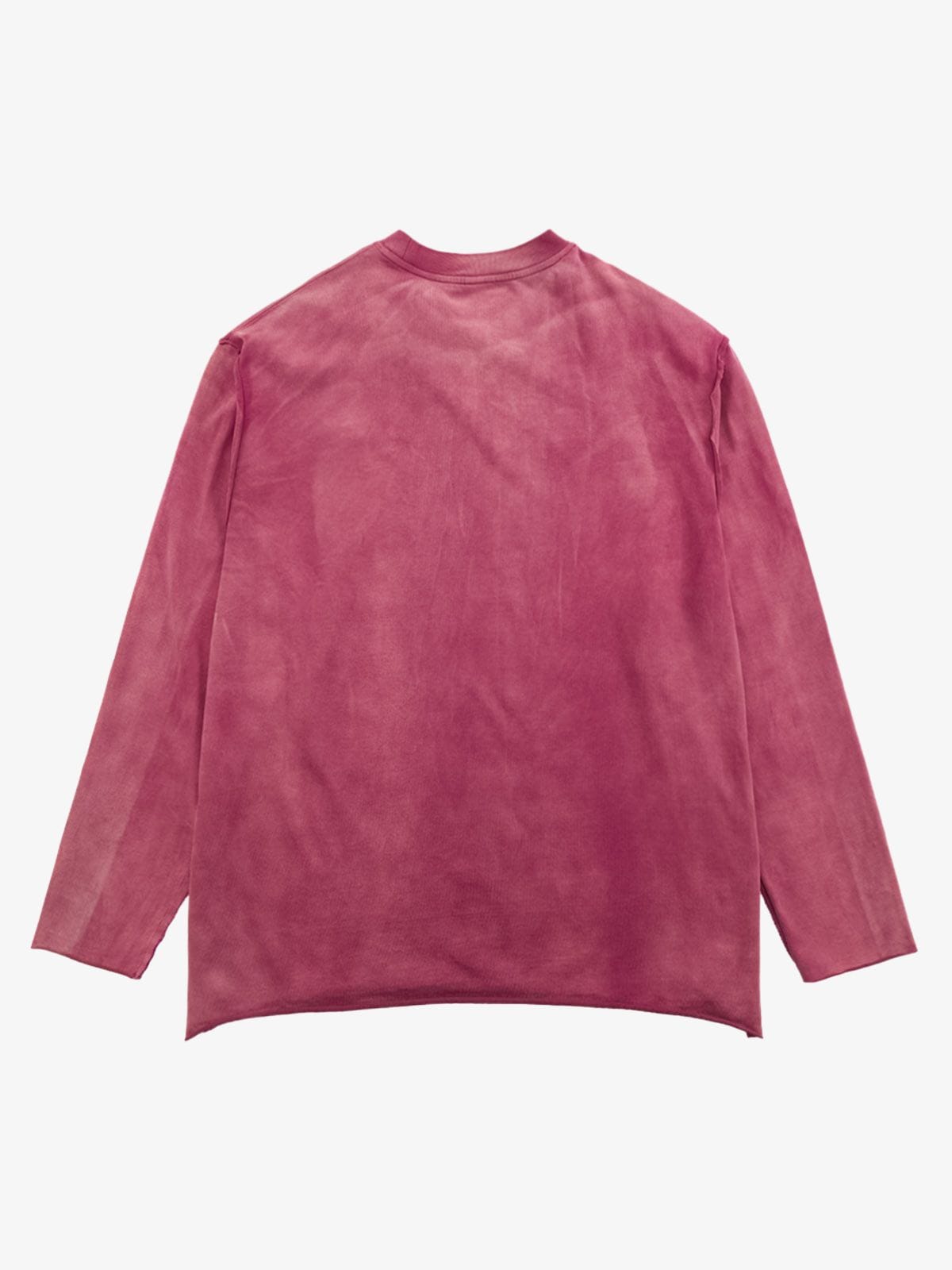 Long Sleeve Washed Edge