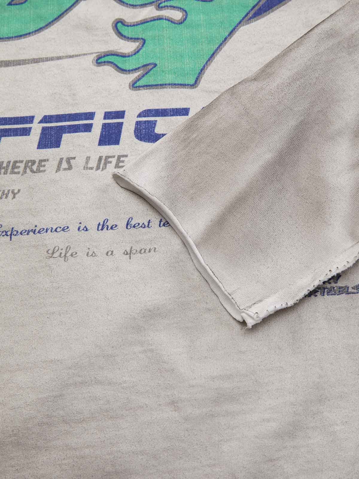 Long Sleeve Washed Edge