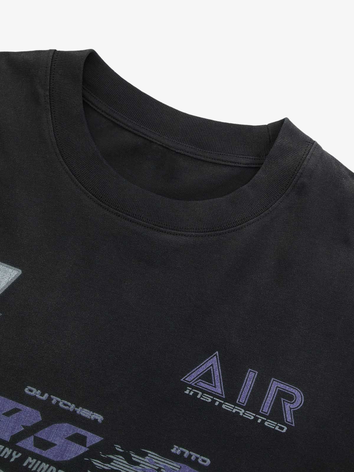 Long Sleeve Washed Edge