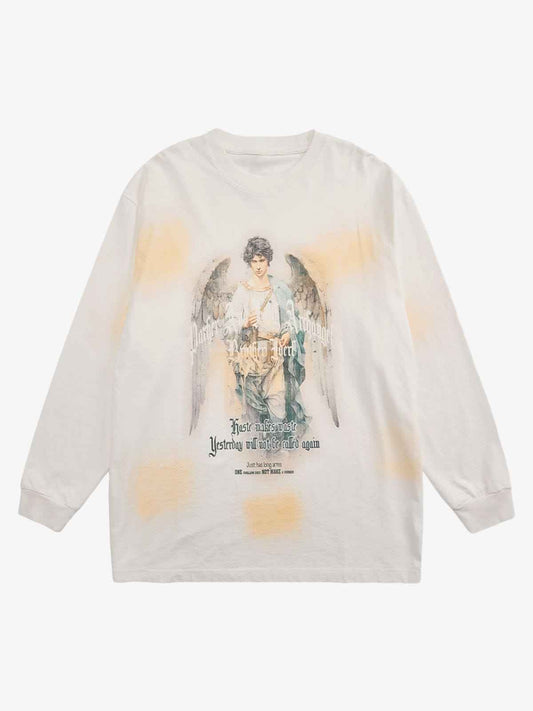 Long Sleeve Vintage Angel