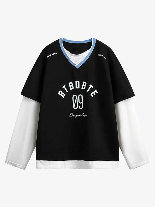 Long Sleeve Jersey Layered