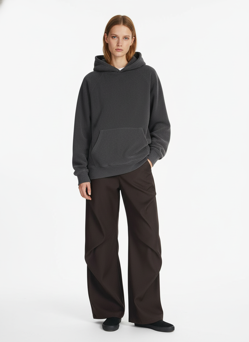 Woven Retro Cleanfit Pleated Drape Pants - Luxuryurbanwear
