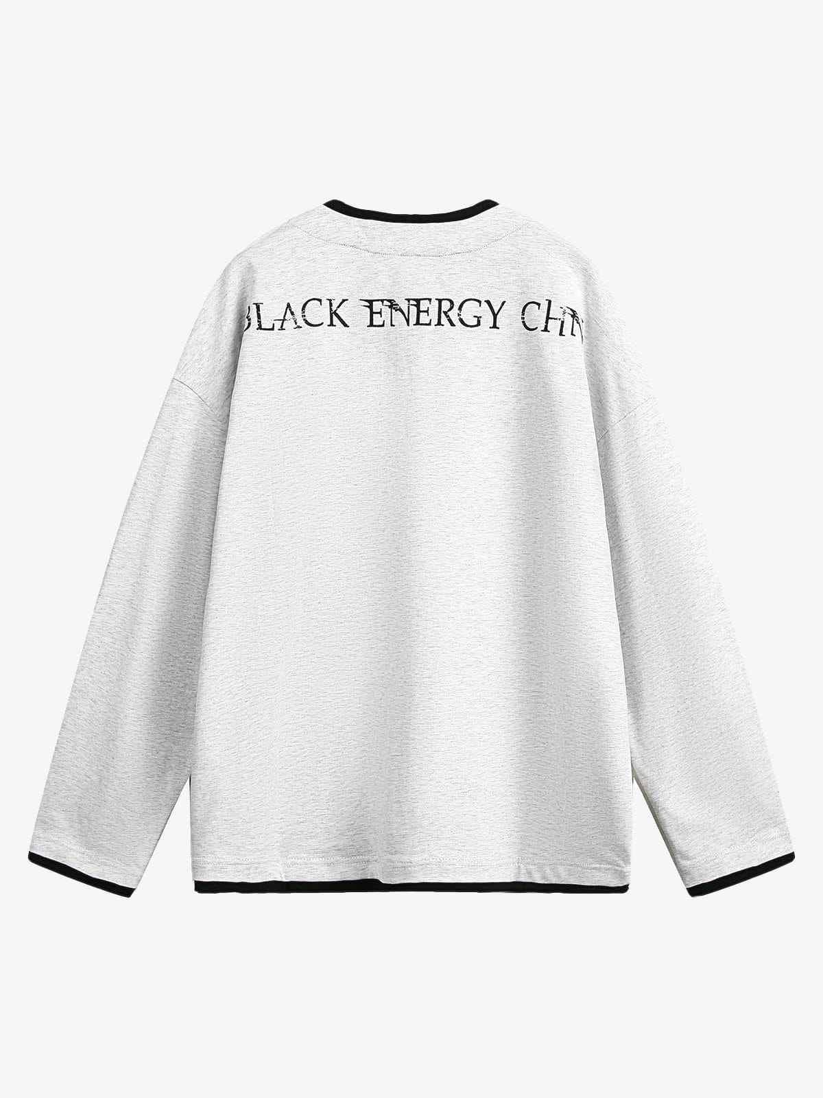 Long Sleeve Retro Portrait Layered