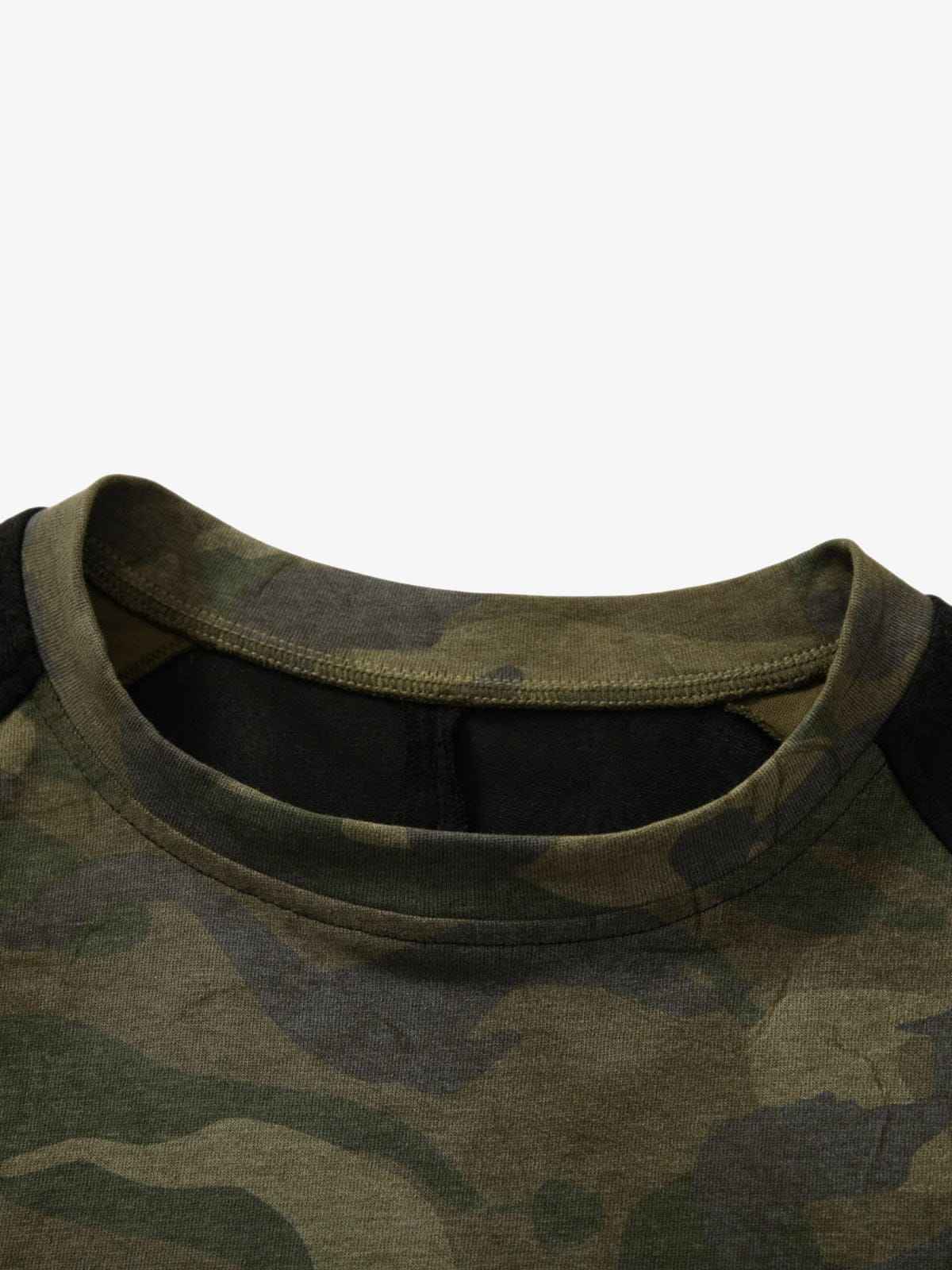 Long Sleeve Camo Splice