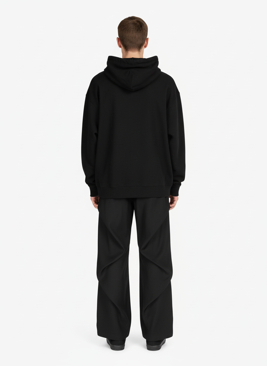 Woven Retro Cleanfit Pleated Drape Pants - Luxuryurbanwear