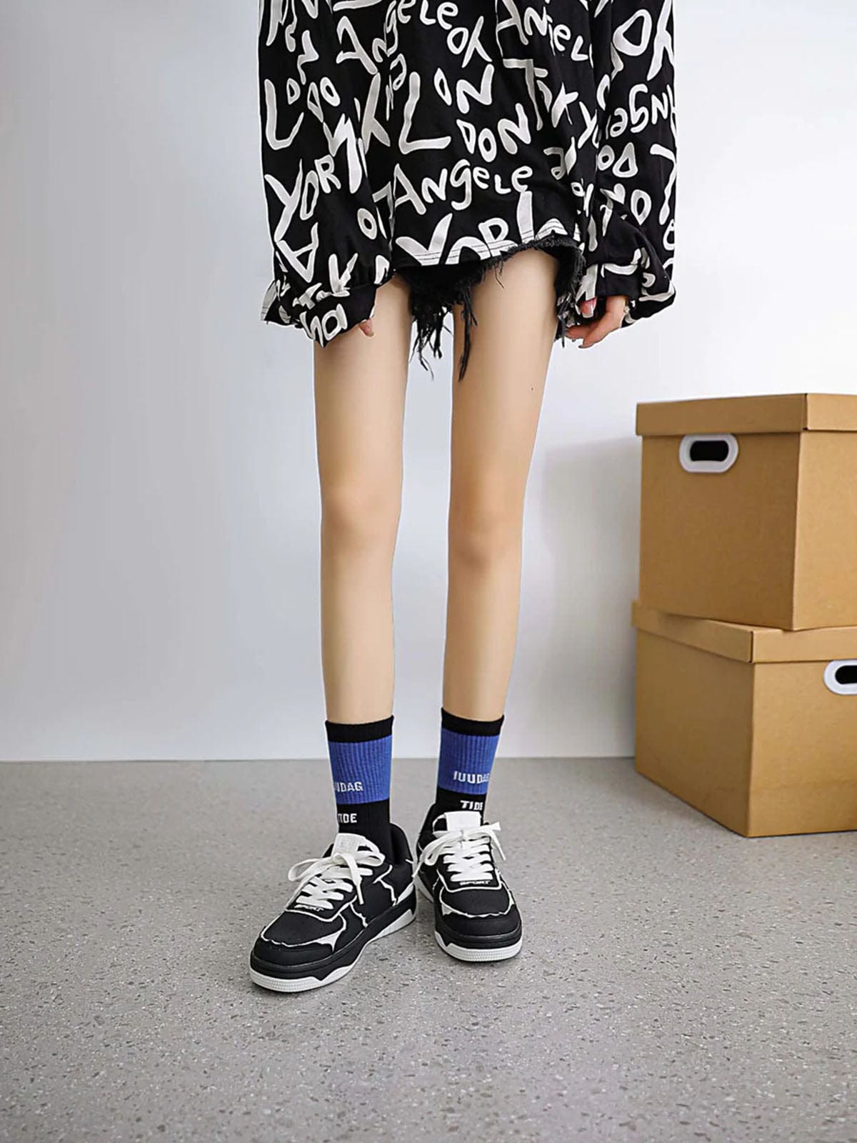 Sneakers High Street Black