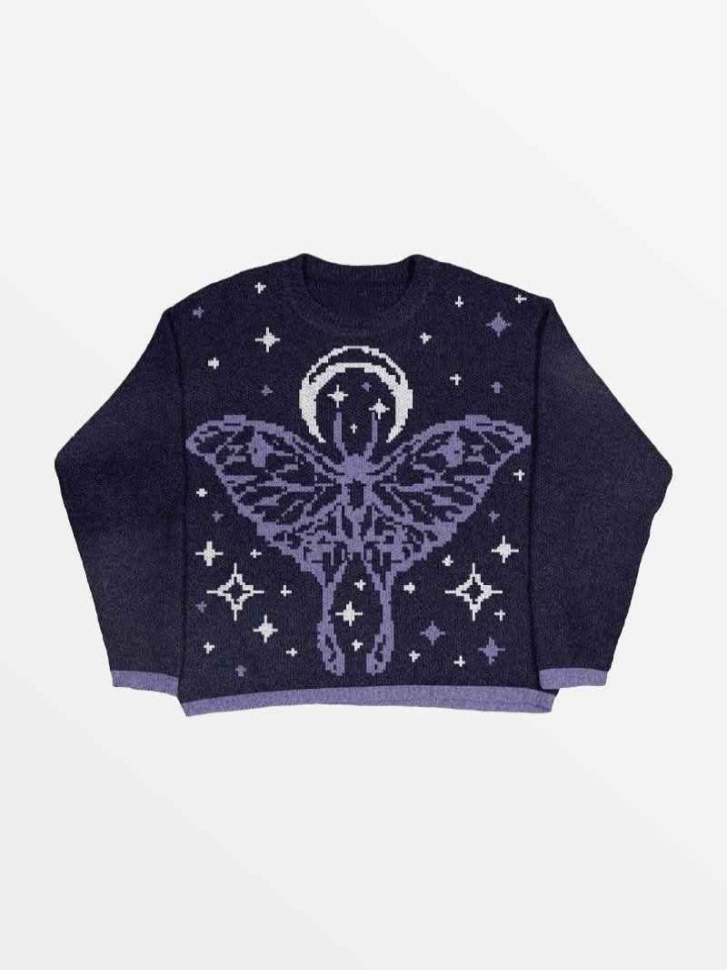 Knitted Sweater Godbutterfly