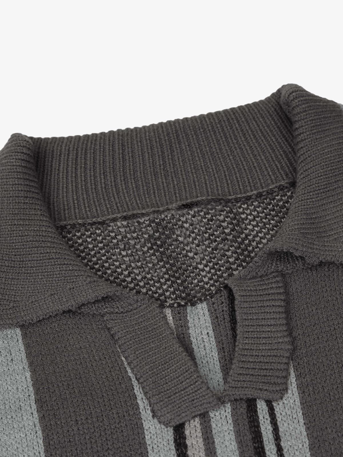 Sweat Striped Embroidery