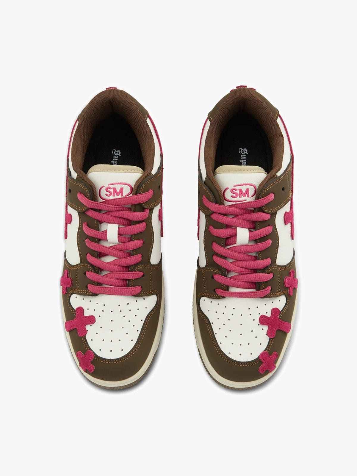 Sneakers Splicing Skateboard