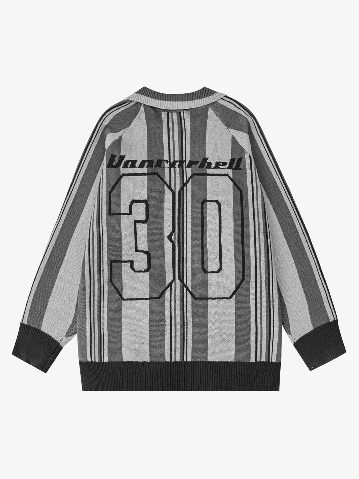 Sweat Striped Embroidery