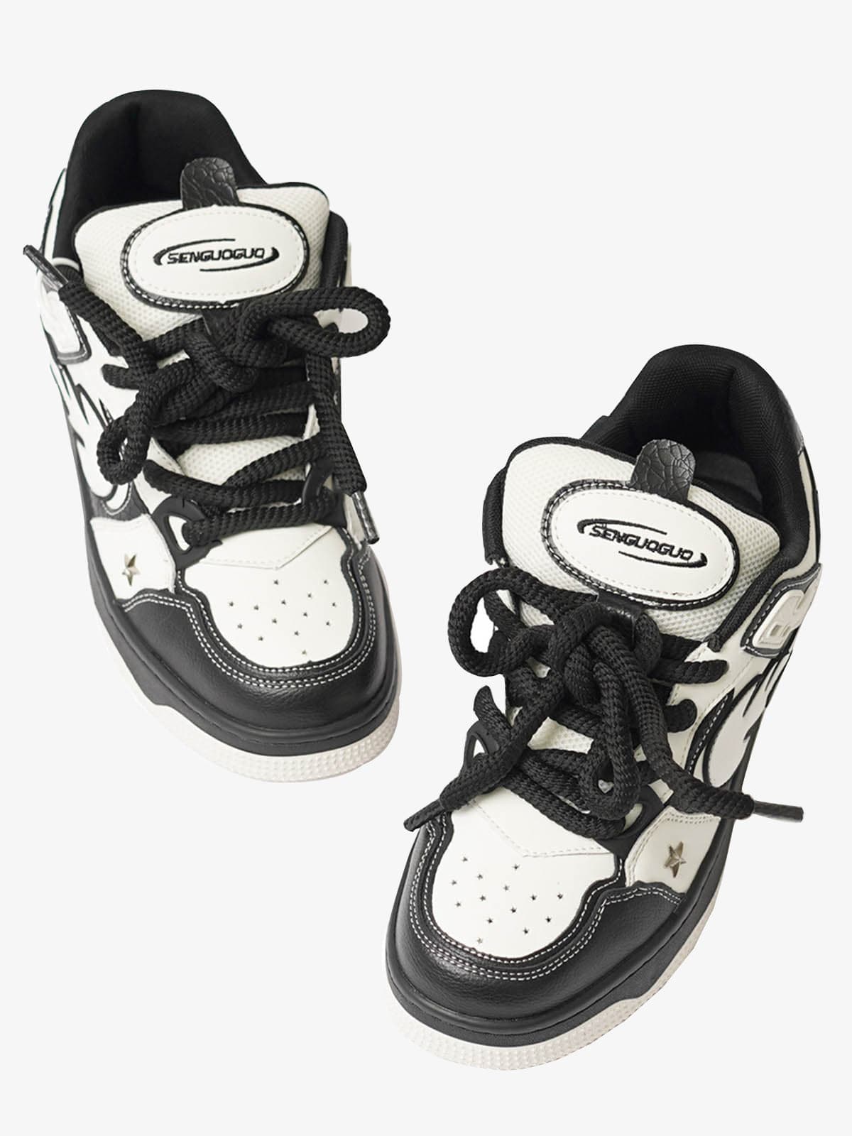 Sneakers Contrast Color Star