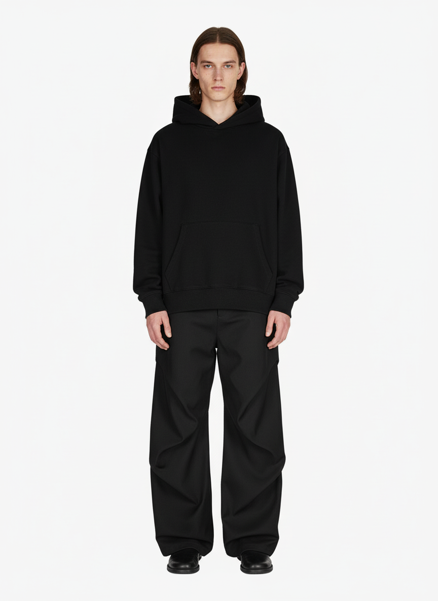 Woven Retro Cleanfit Pleated Drape Pants - Luxuryurbanwear