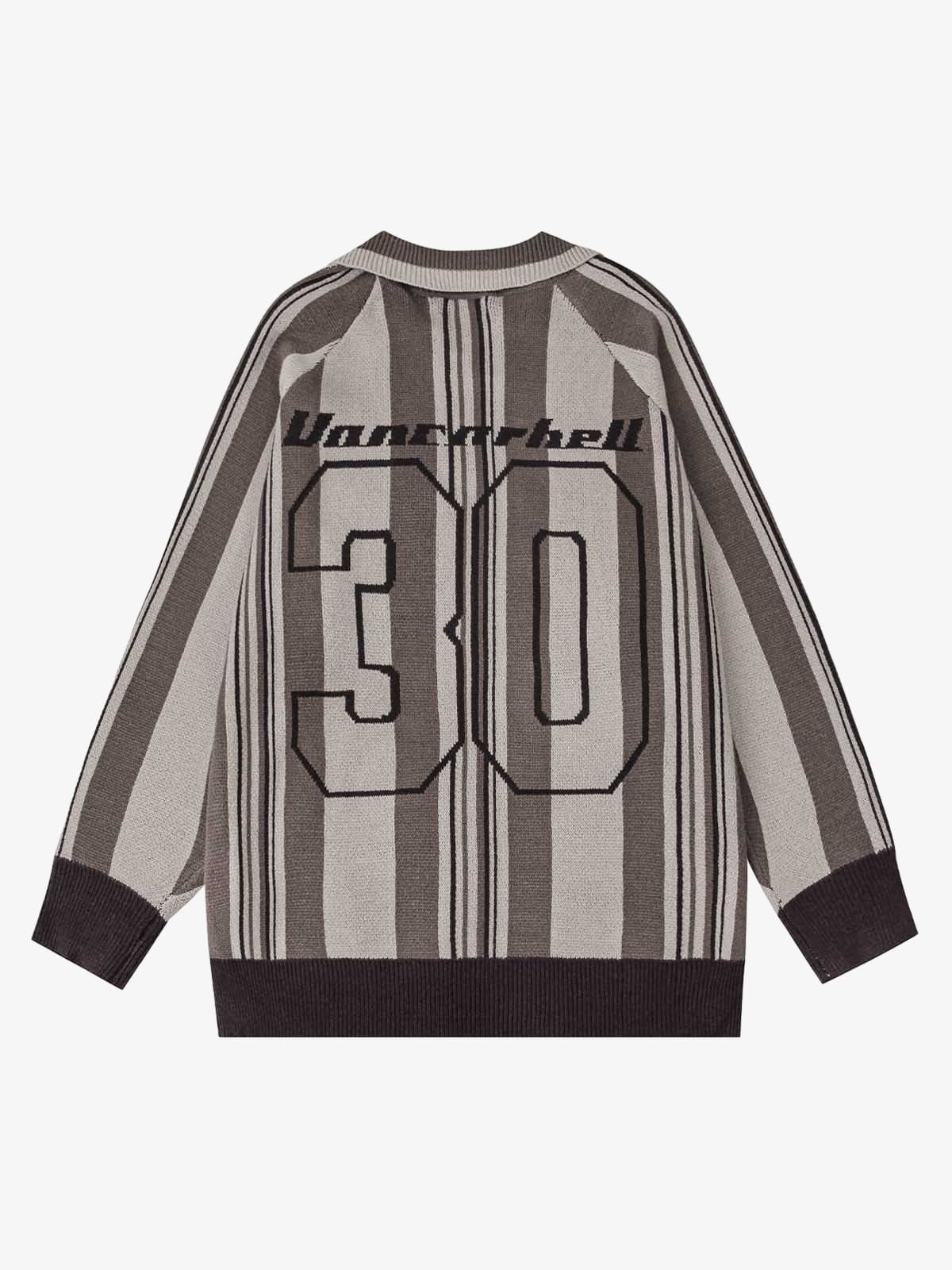 Sweat Striped Embroidery