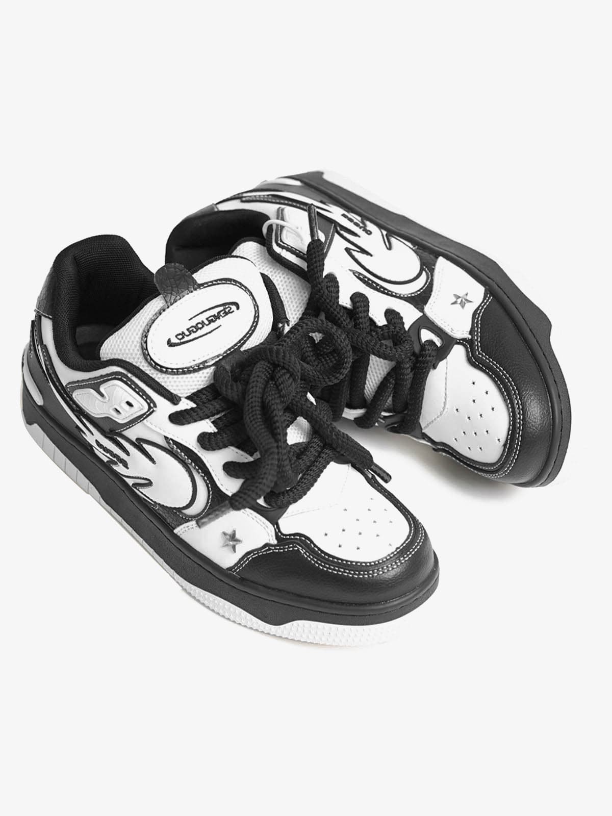 Sneakers Contrast Color Star