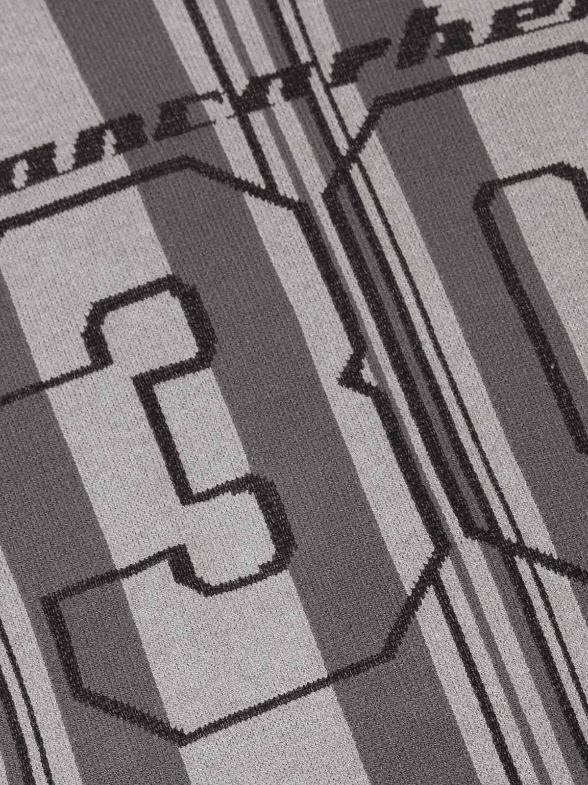 Sweat Striped Embroidery