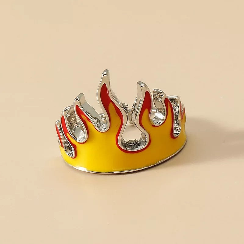 Aesthetic Flames Ring