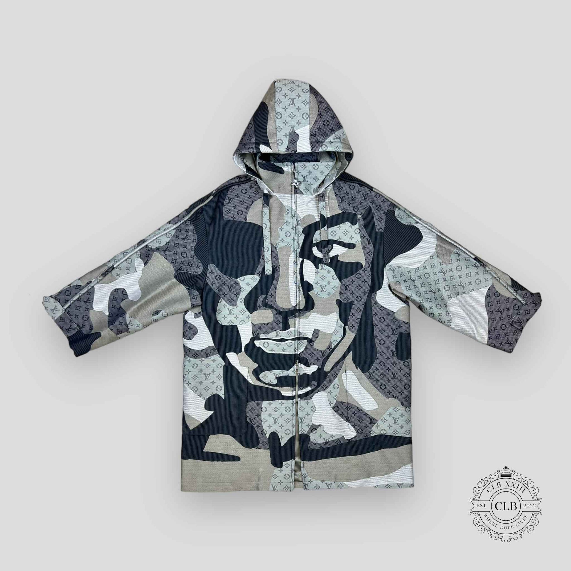 LOUIS VUITTON PATCHWORK PORTRAIT PARKA