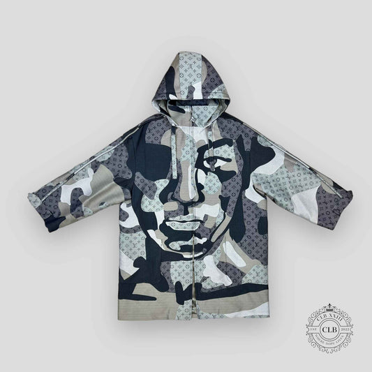 LOUIS VUITTON PATCHWORK PORTRAIT PARKA