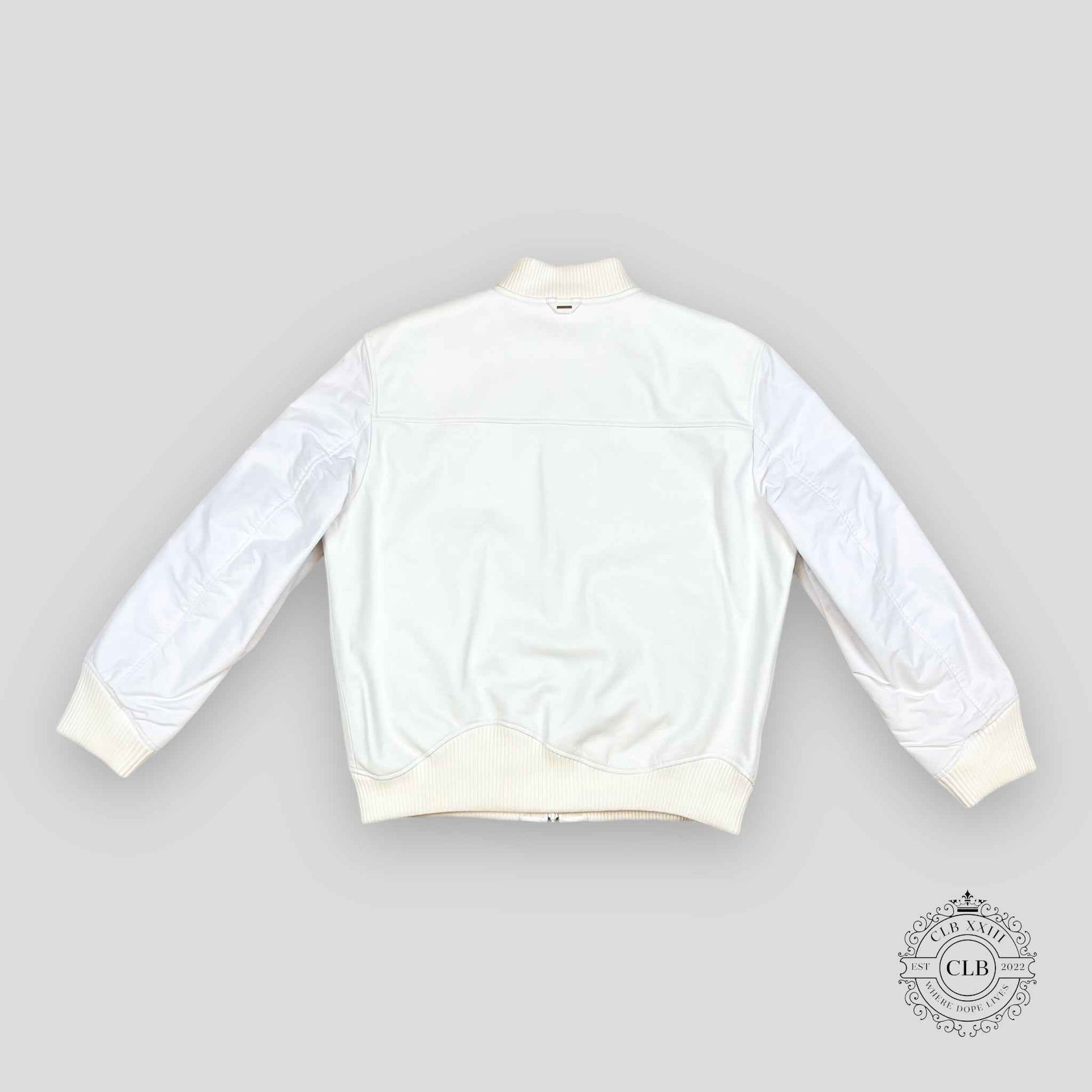 Louis Vuitton Reversible Leather & Nylon Mix Bomber Jacket
