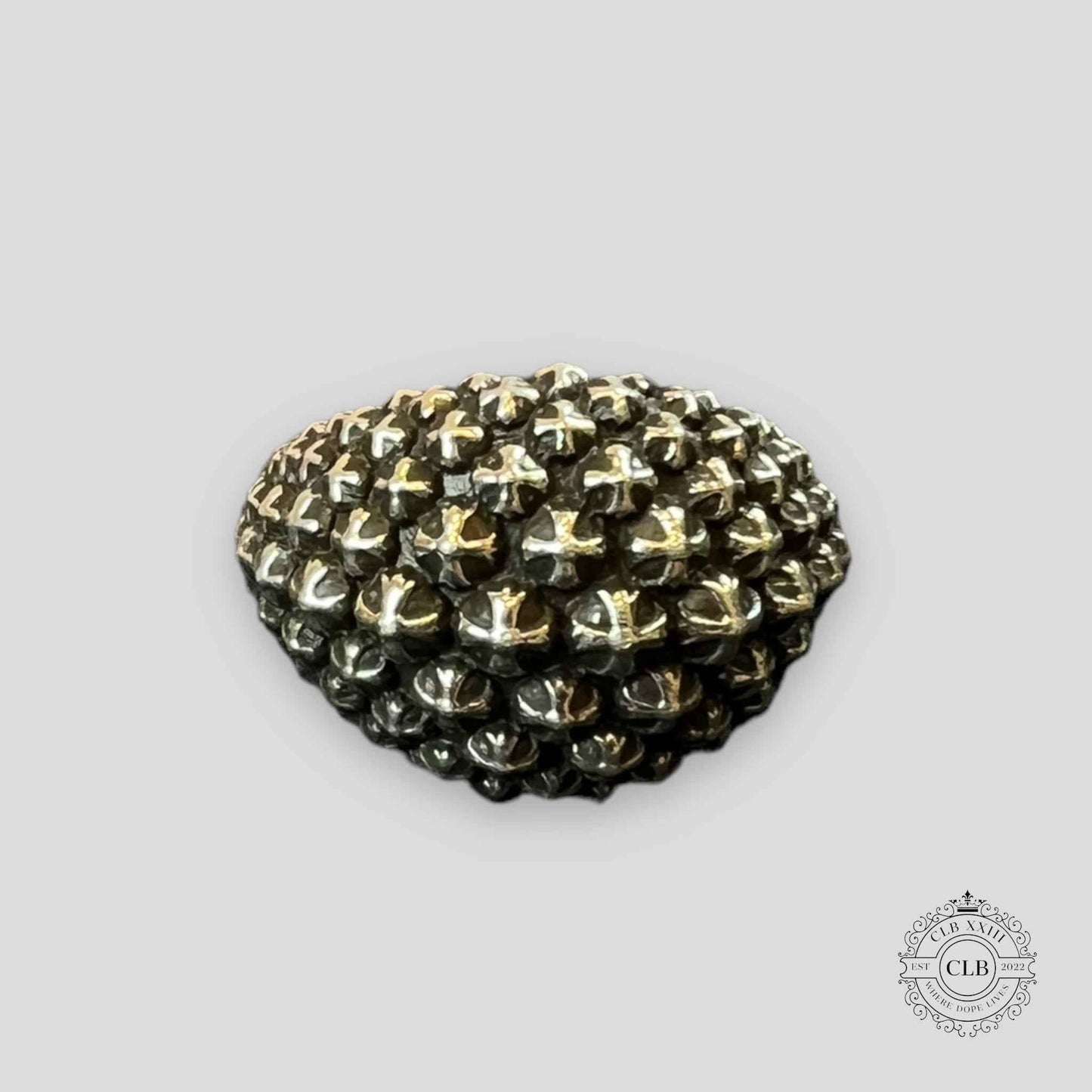 CHROME HEARTS MINI CROSS BALL RING