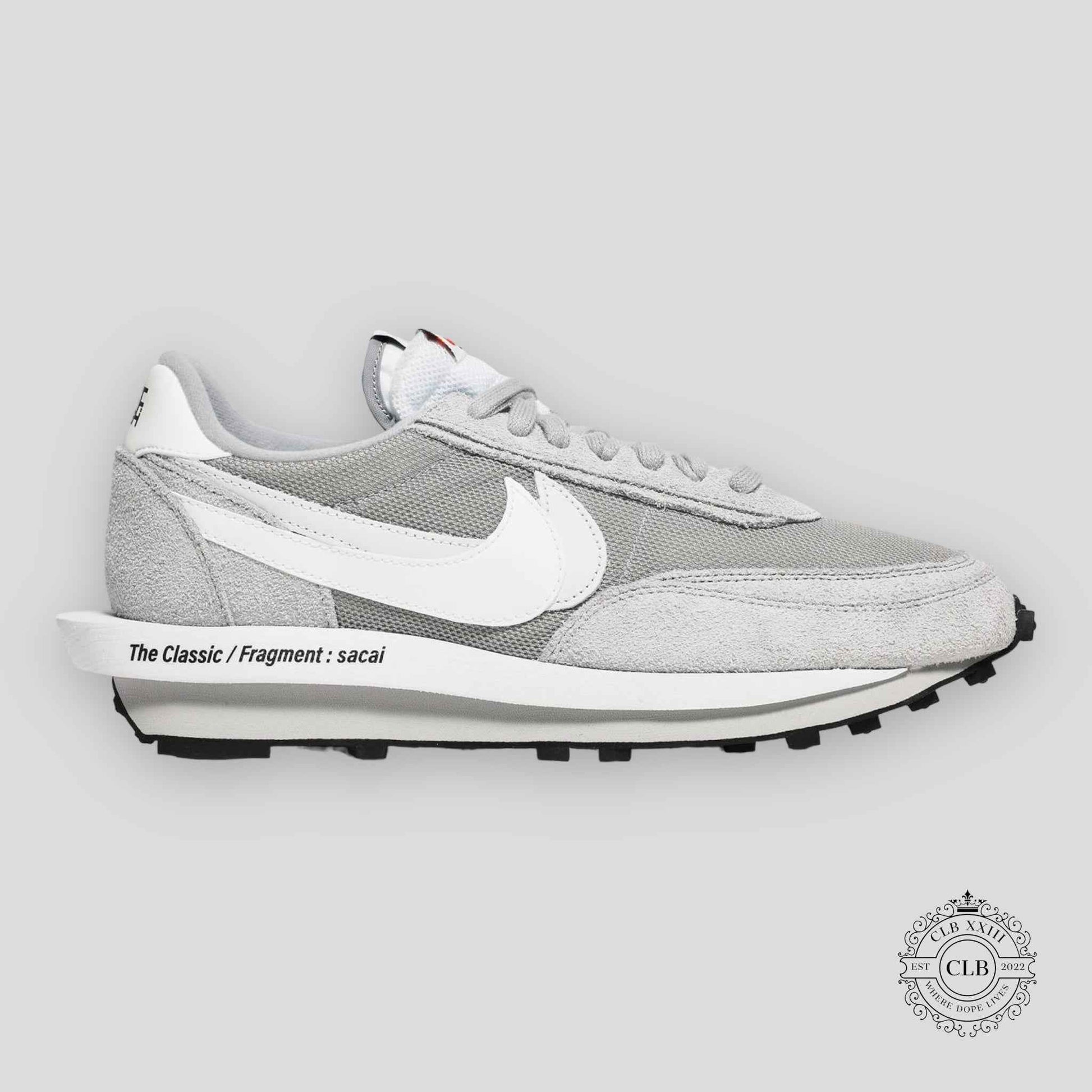 NIKE LD WAFFLE X SACAI X FRAGMENT DESIGN "SMOKE GREY"