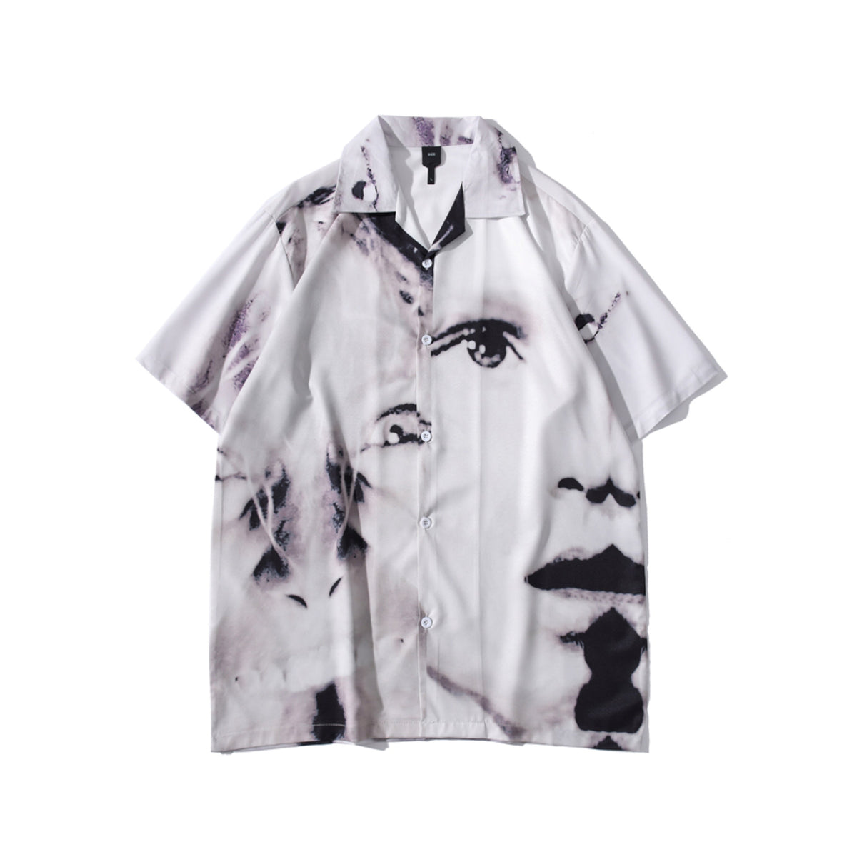 Vintage Face Print Shirt