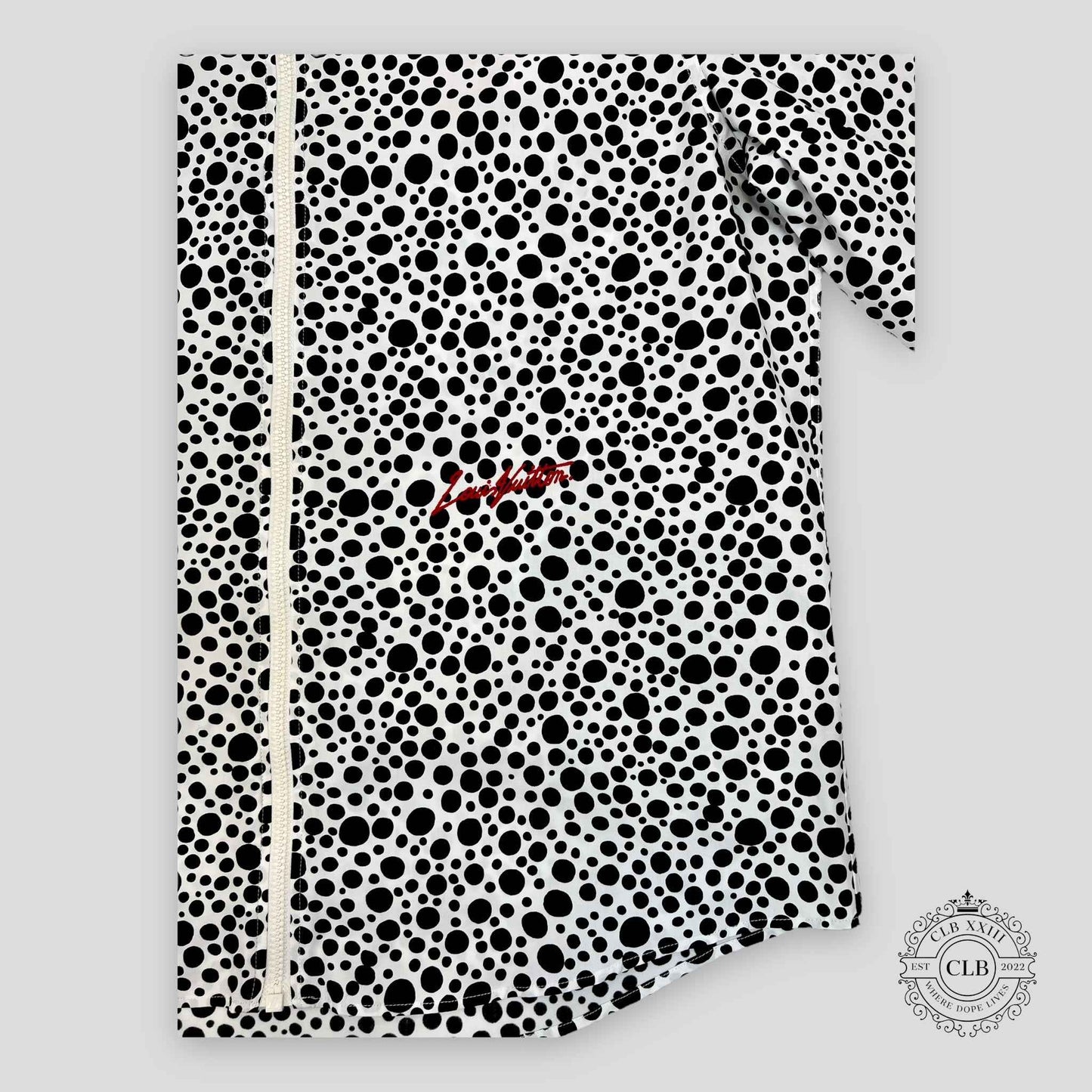 LOUIS VUITTON X YAYOI KUSAMA INFINITY DOTS PRINTED ZIPPED SHIRT