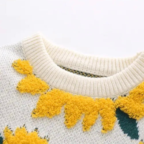 Sunflower Knitted Sweater