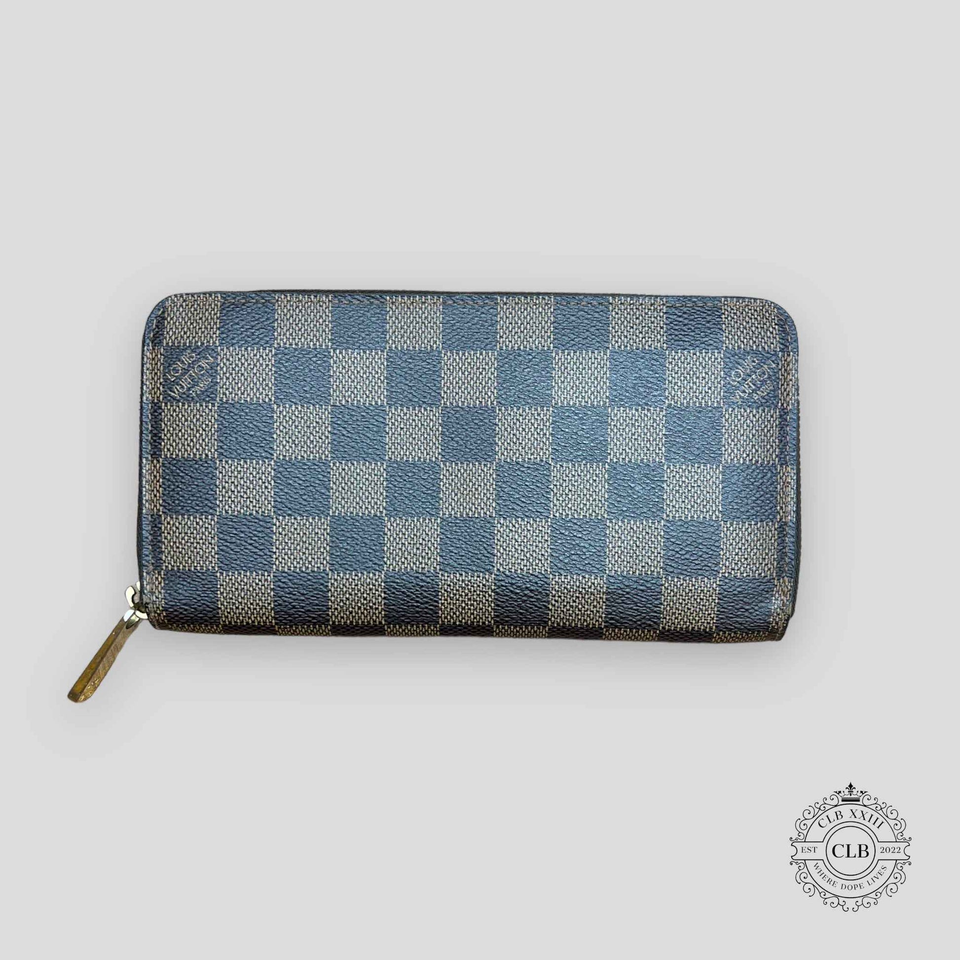LOUIS VUITTON DAMIER EBENE ZIPPY WALLET - BROWN
