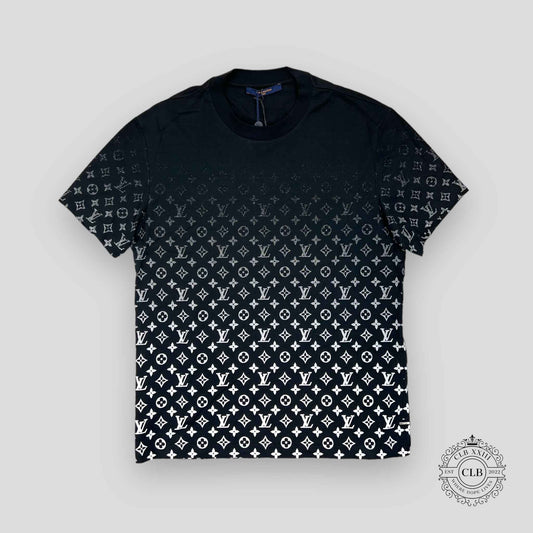 Louis Vuitton Gradient Monogram T-Shirt in Black