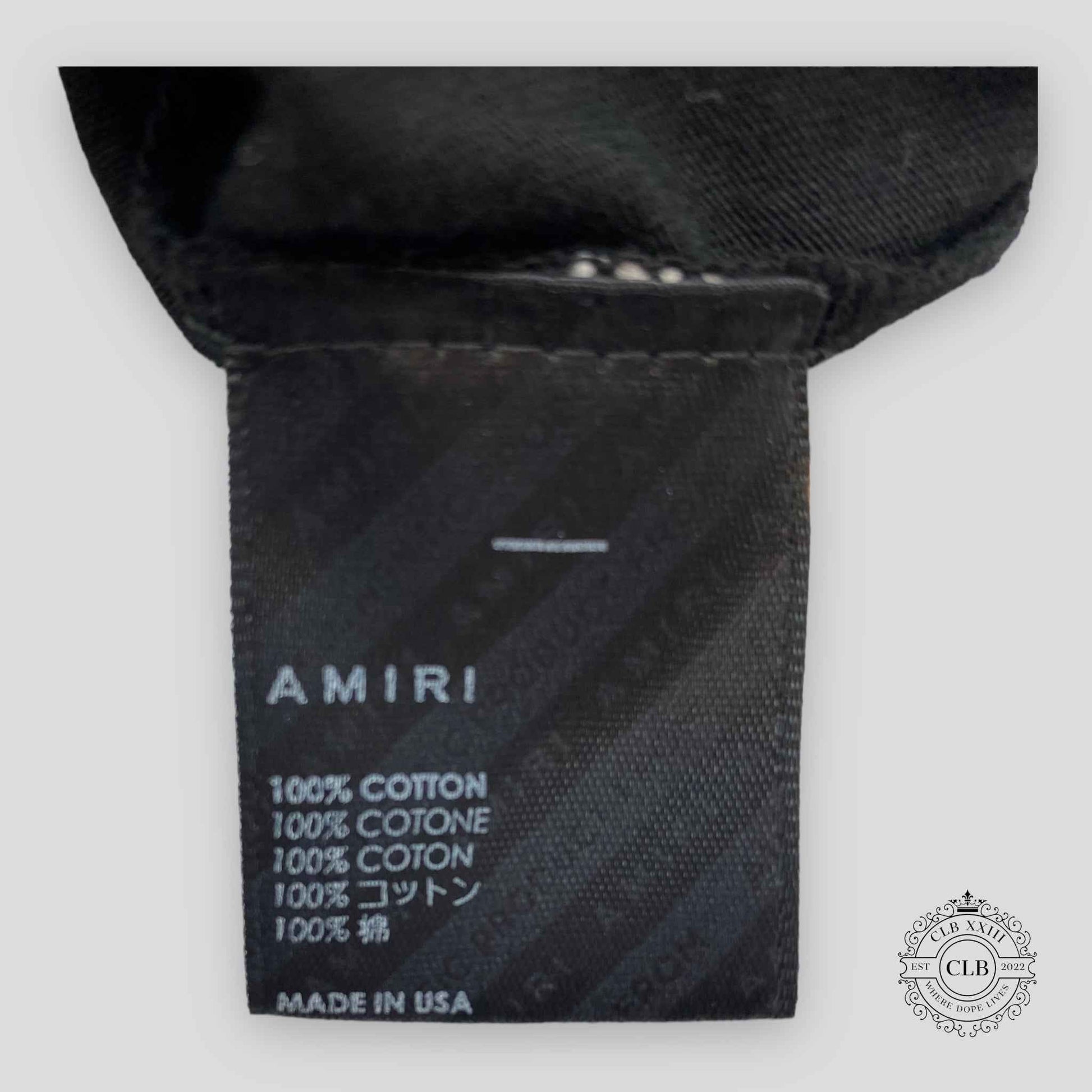 AMIRI CORE LOGO TEE - BLACK