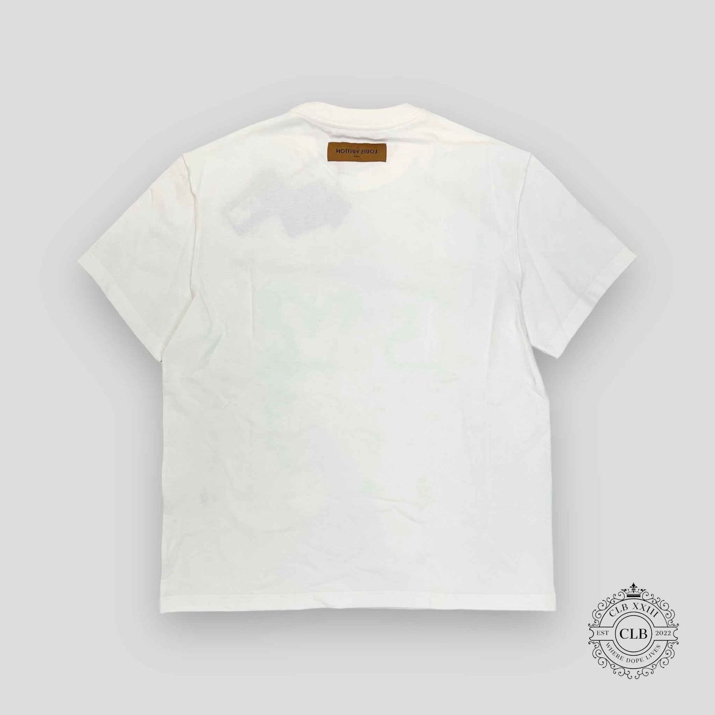 LOUIS VUITTON LV SPREAD EMBROIDERY T-SHIRT - WHITE/GREEN