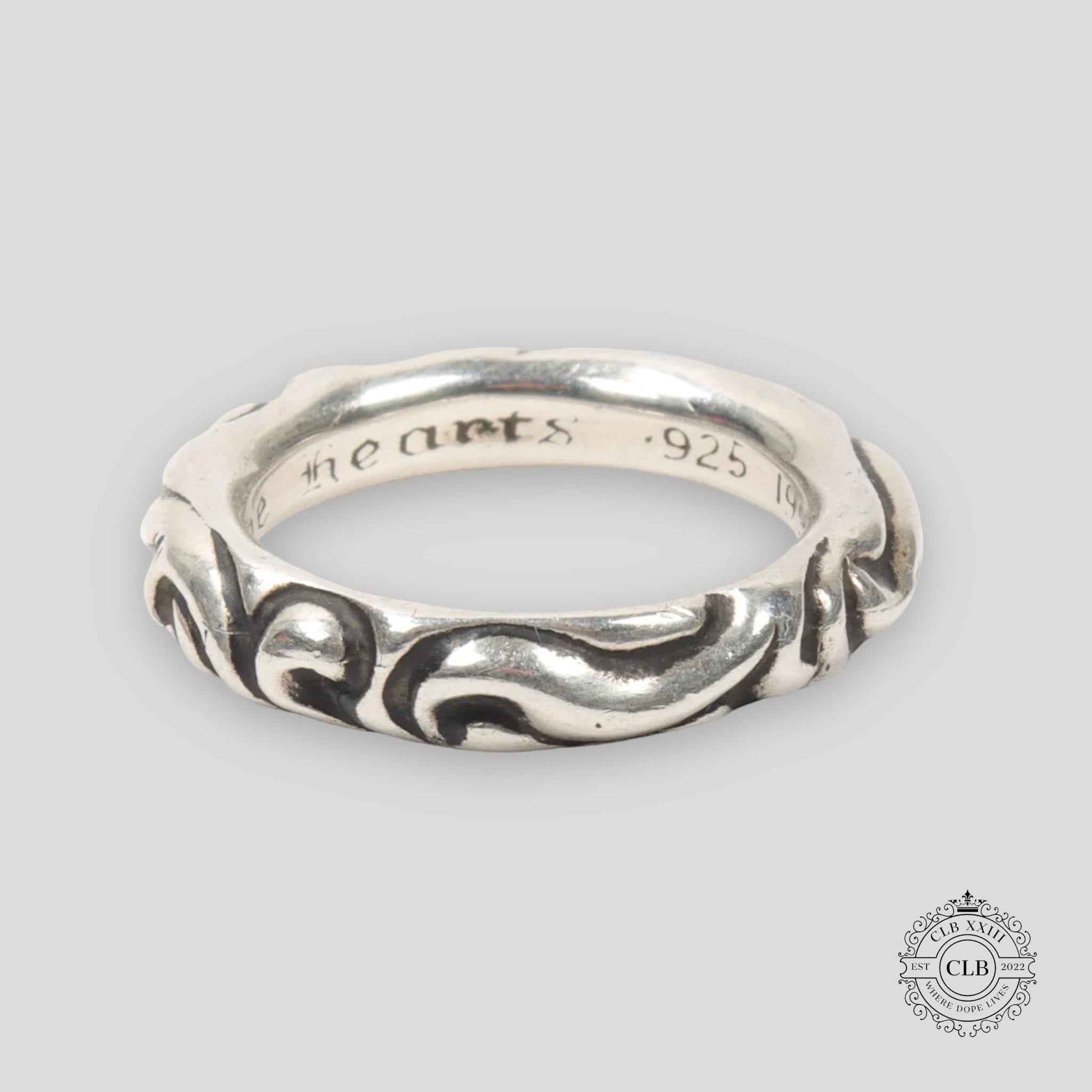 CHROME HEARTS SCROLL RING