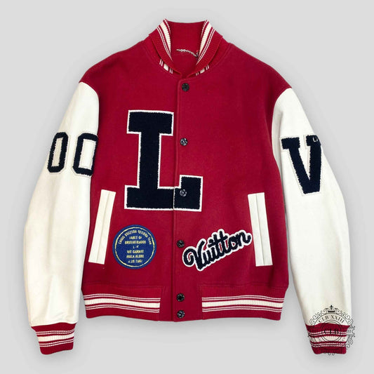 LOUIS VUITTON MLK DREAMING VARSITY JACKET - RED