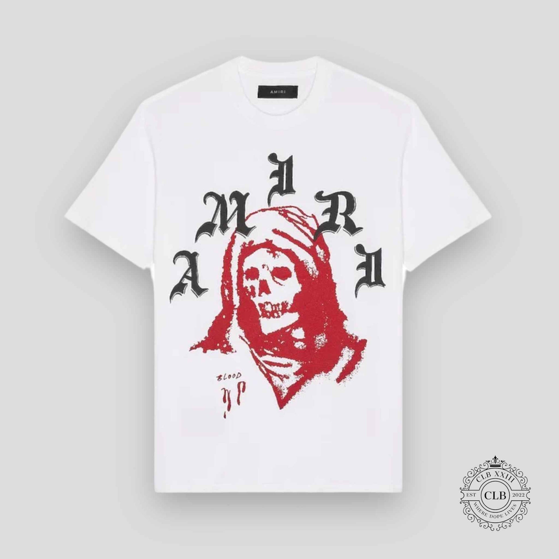 AMIRI WES LANG SOLAR KINGS TEE - WHITE