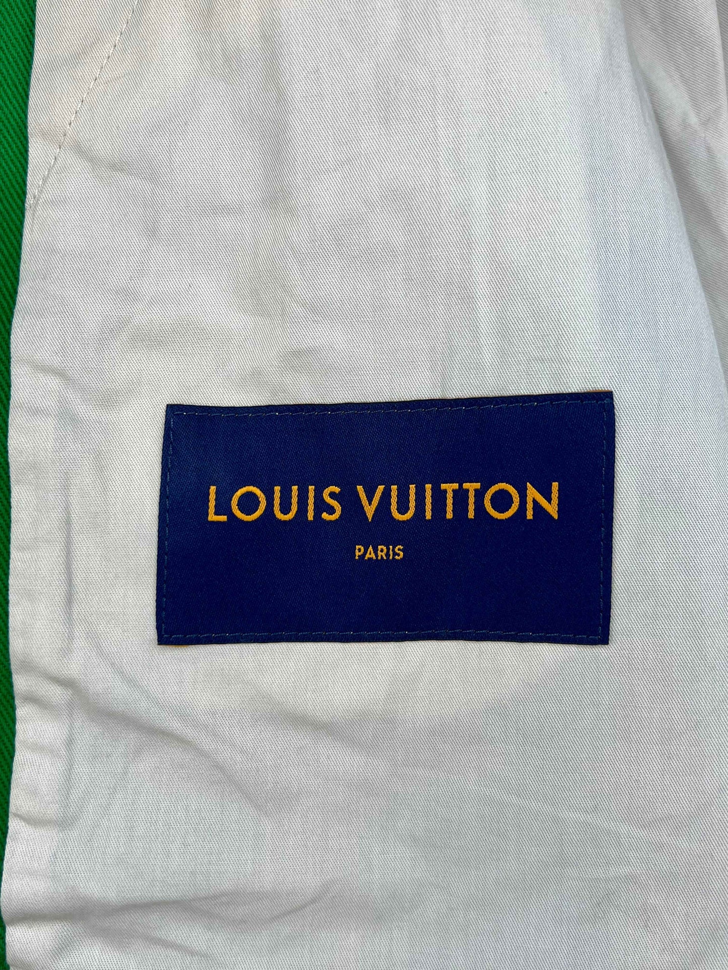 Louis Vuitton Monogram Workwear Denim Jacket in Green