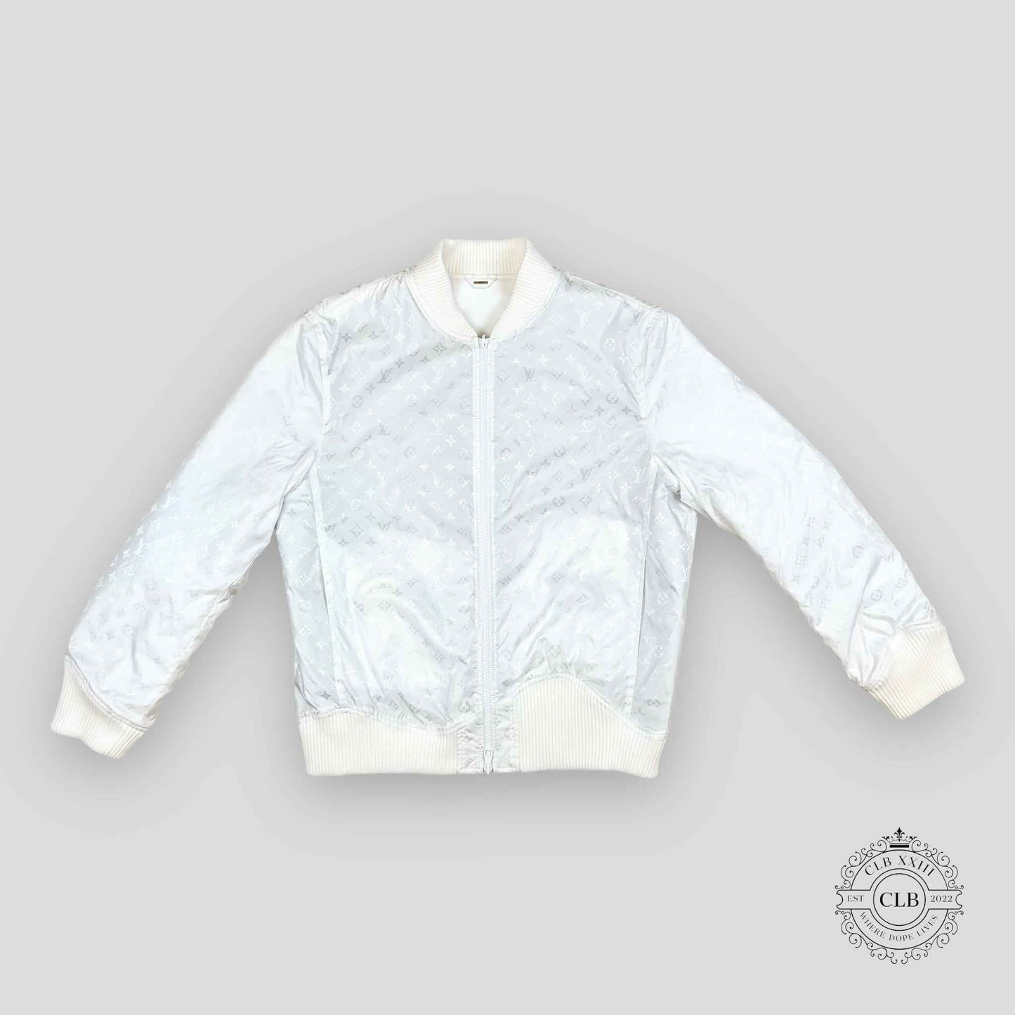 Louis Vuitton Reversible Leather & Nylon Mix Bomber Jacket