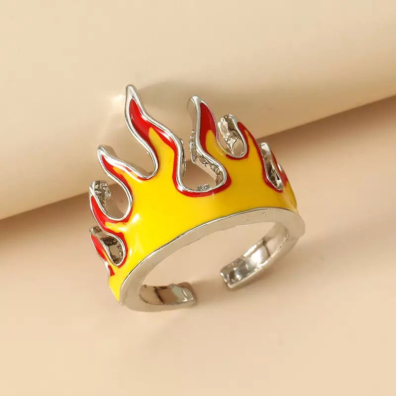 Aesthetic Flames Ring