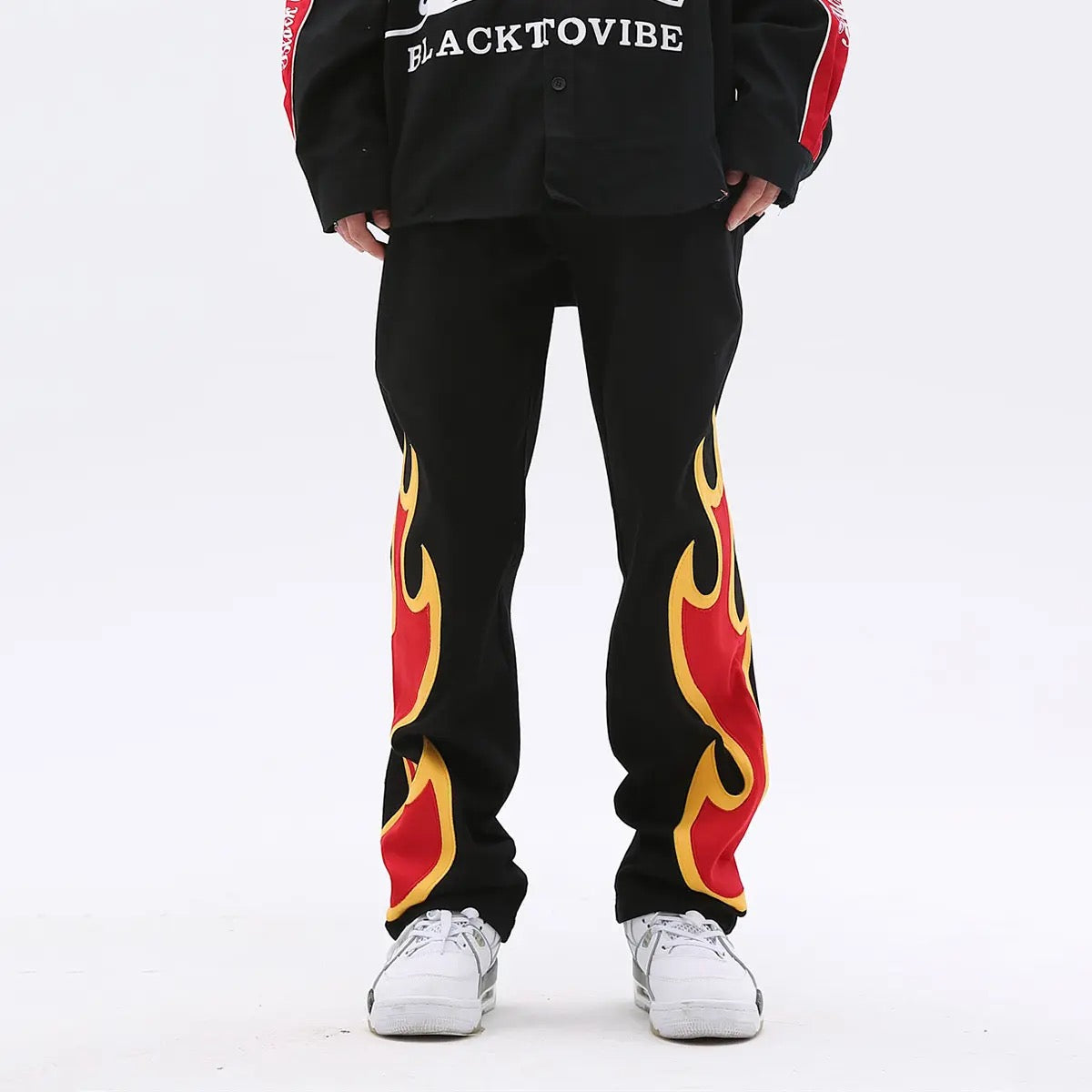 Fire Patched Pants