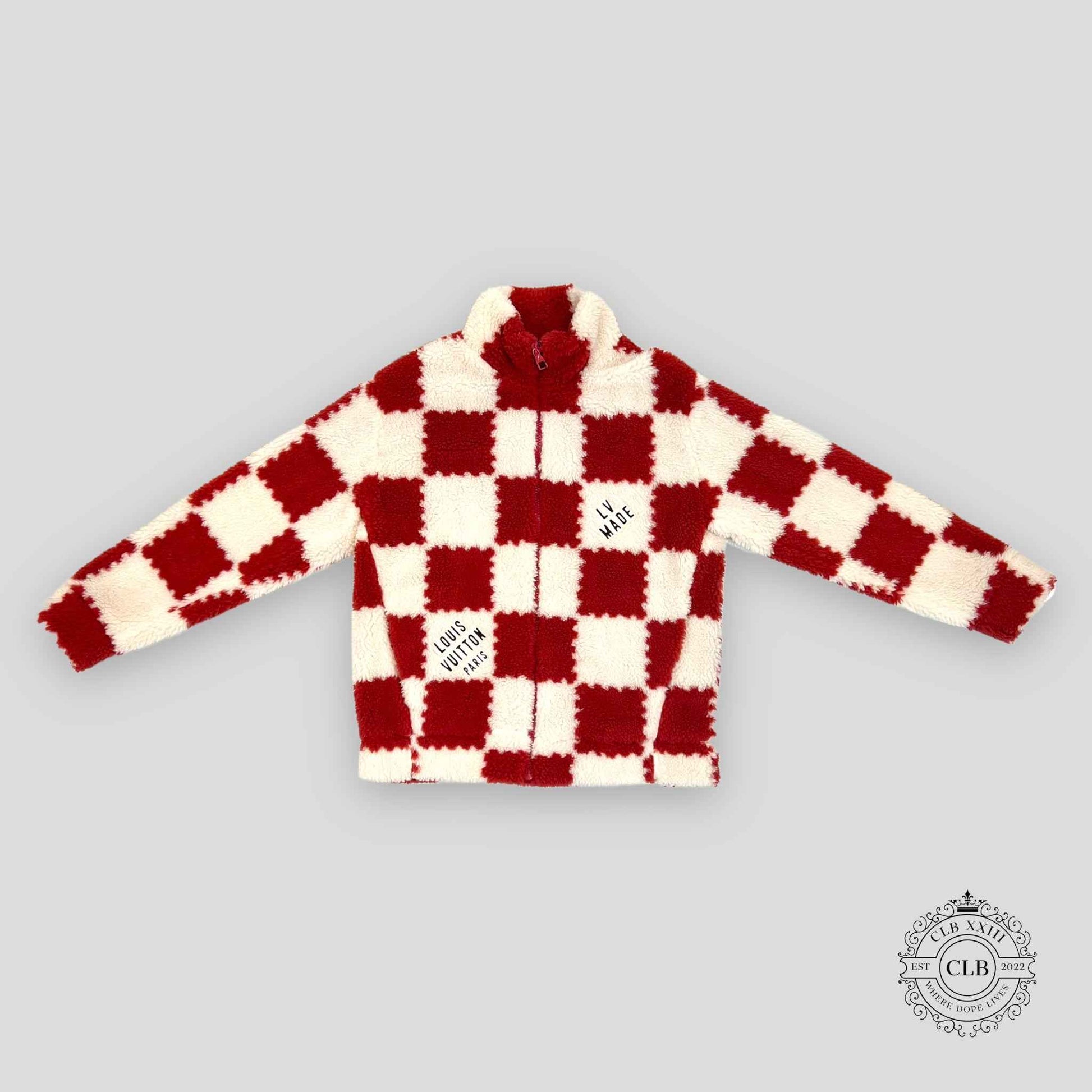 Louis Vuitton Nigo Jacquard Damier Fleece Blouson