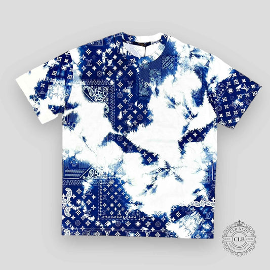 Louis Vuitton Monogram Bandana T-Shirt in Blue