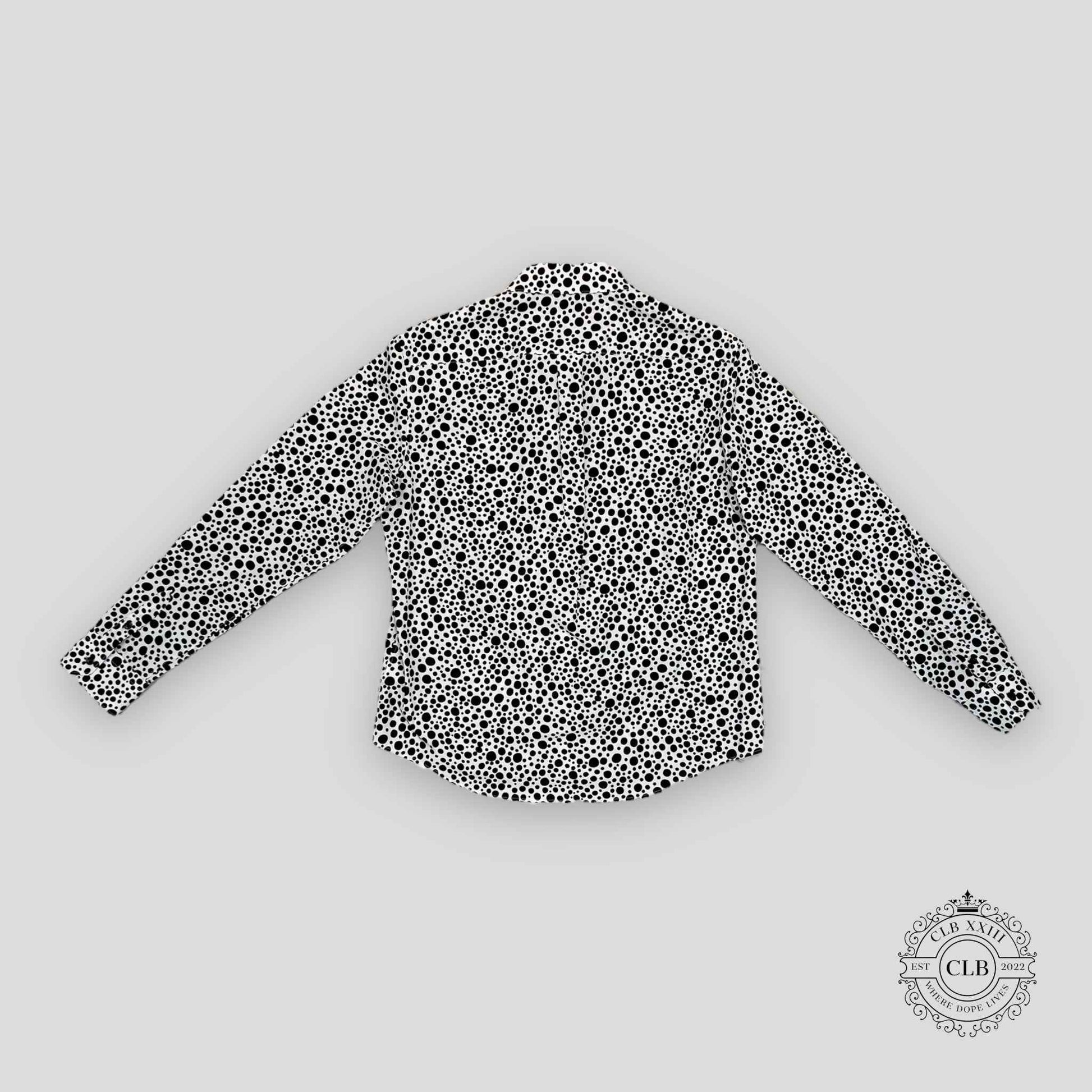 LOUIS VUITTON X YAYOI KUSAMA INFINITY DOTS PRINTED ZIPPED SHIRT