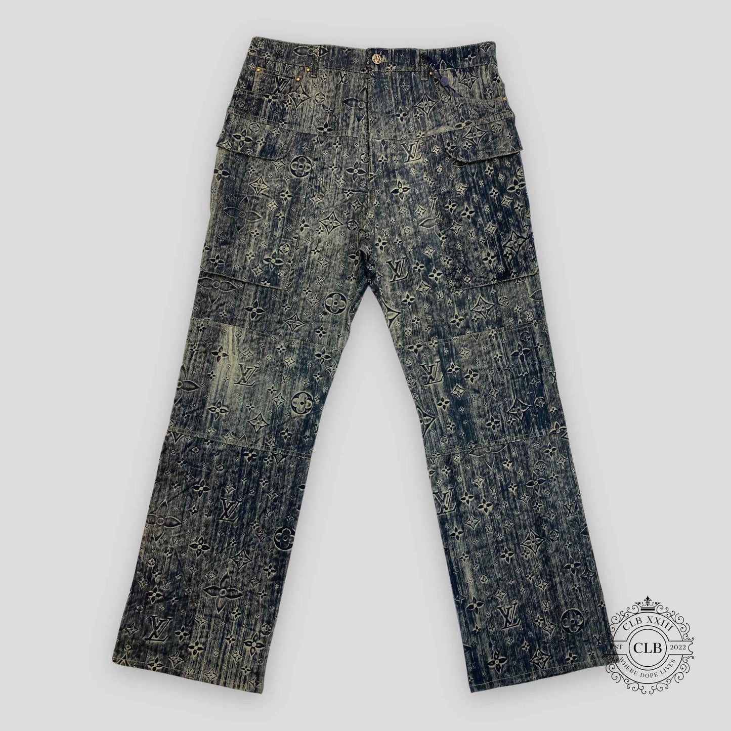 Louis Vuitton Monogram Tailored Denim Jeans