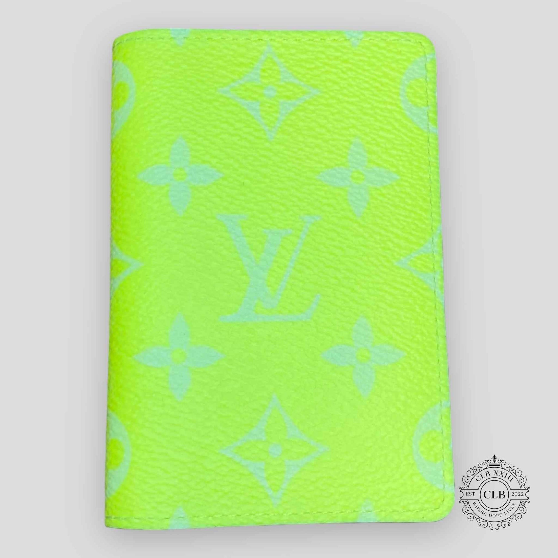 LOUIS VUITTON POCKET ORGANIZER - NEON YELLOW