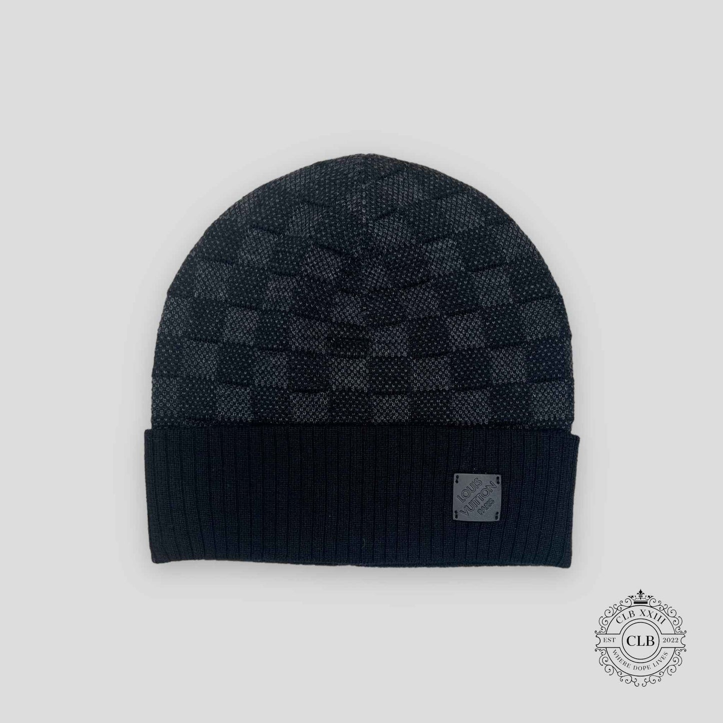 LOUIS VUITTON PETIT DAMIER HAT - BLACK