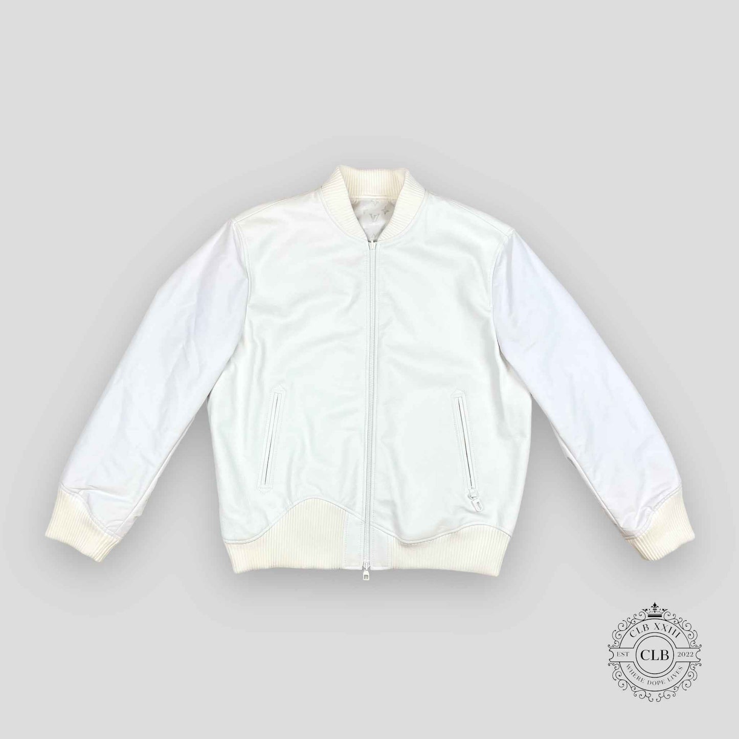Louis Vuitton Reversible Leather & Nylon Mix Bomber Jacket