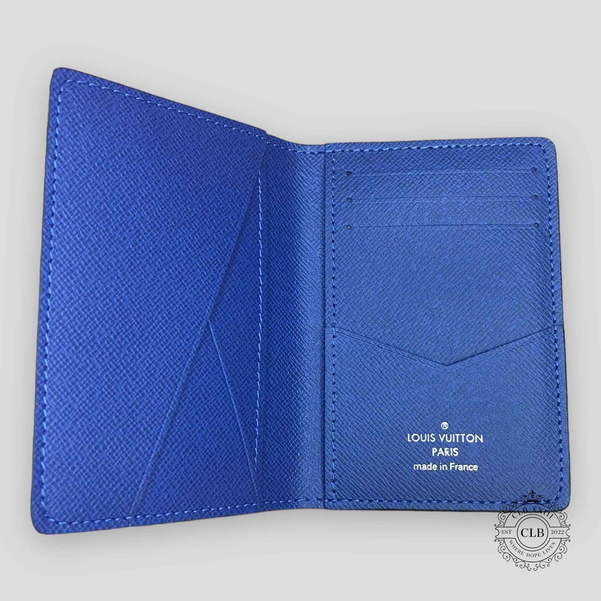 LOUIS VUITTON POCKET ORGANIZER - NAVY BLUE
