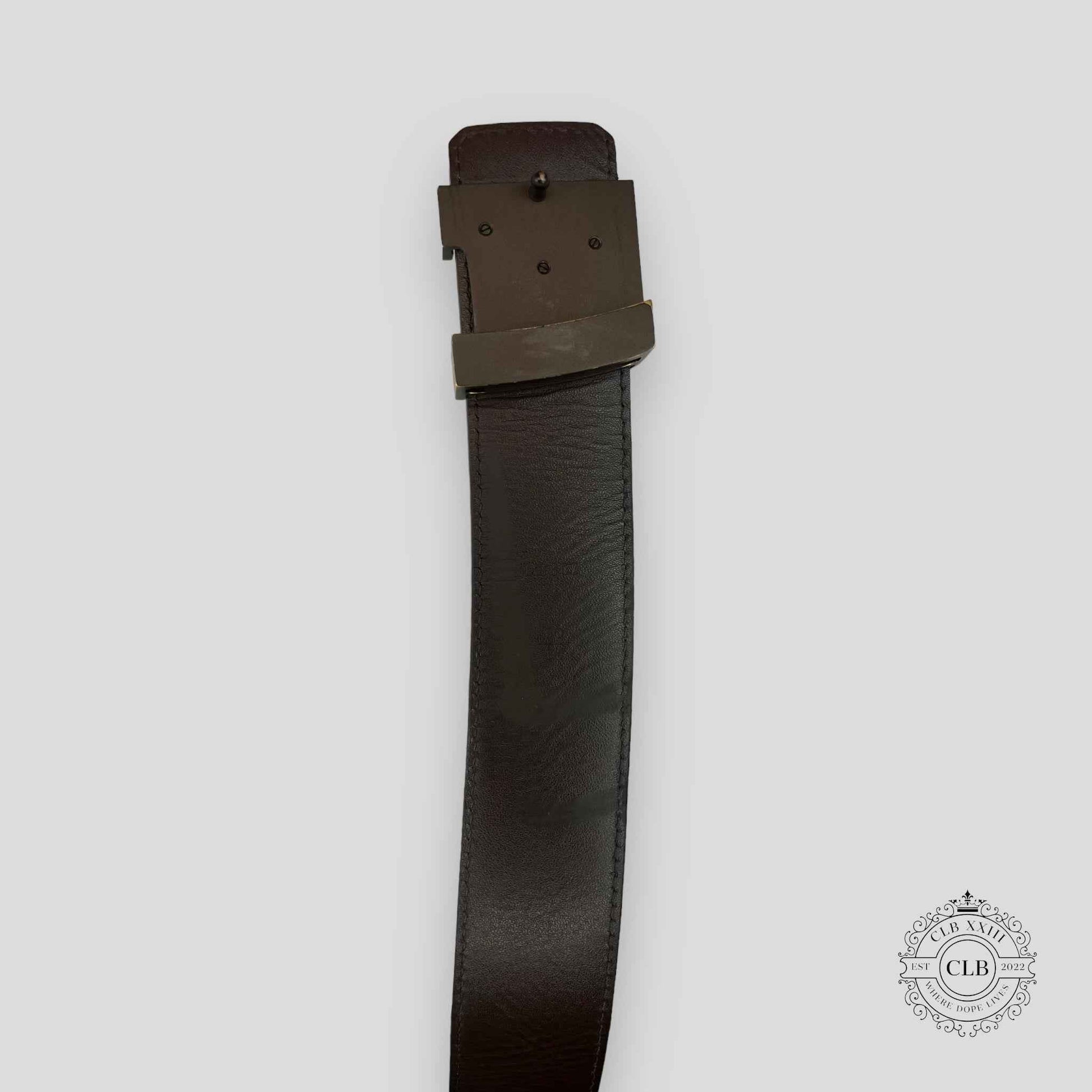 LOUIS VUITTON DAMIER EBENE BELT