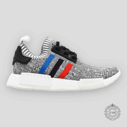 Adidas NMD R1 Tri-Color Stripes in White